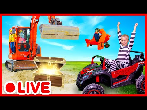 Construction Toys and Vehicles for preschoolers 🚜 🚒  Unboxing Videos for Kids | Kidibli