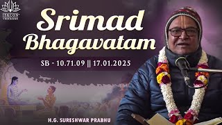 H.G. Sureshwar Prabhu || Srimad Bhagavatam 10.71.09 || 17.01.2025