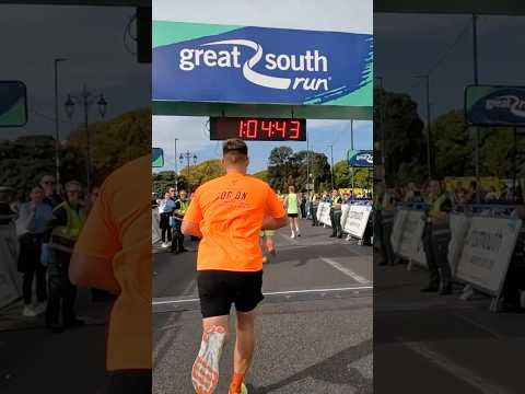 Finishing Britain's BIGGEST 10 mile race  #running #greatsouthrun