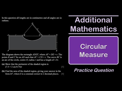 [A Math] Circular Measure: Practice Question