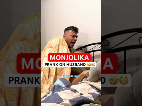 Monjolika Prank On Husband 👻🧟🤣 #Ytshorts #Shorts