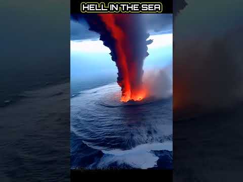 RARE FOOTAGE OF VOLCANO UNDER THE SEA