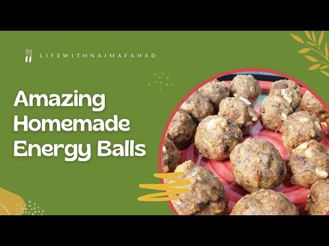 Cornmeal Energy Balls Recipe with Life with Naima Fahad ❤️#energyballs #healthyrecipes