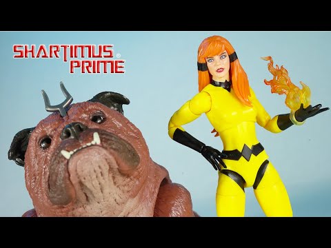 Marvel Legends Crystal & Lockjaw Inhumans 2-Pack Comic Deluxe Hasbro Action Figure Review