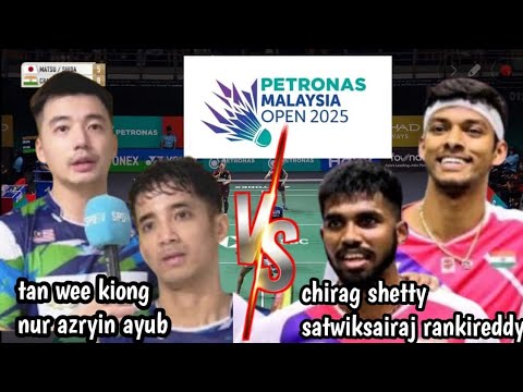 R16 : rankireddy/shetty [IND] VS tan w kiong/nur azryin [MAL] | petronas malaysia open 2025