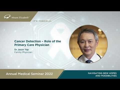 Cancer Detection - Role of the Primary Care Physician