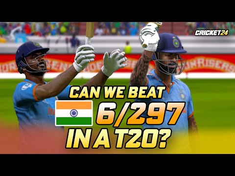 Can we beat INDIA's 6/297 in a T20?