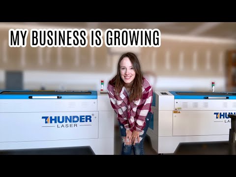 I Got A Second Thunder Laser | My Business Is Growing!