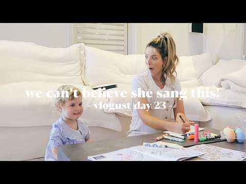 We Can't Believe She Sang This & Mums Birthday | Vlogust Day 23