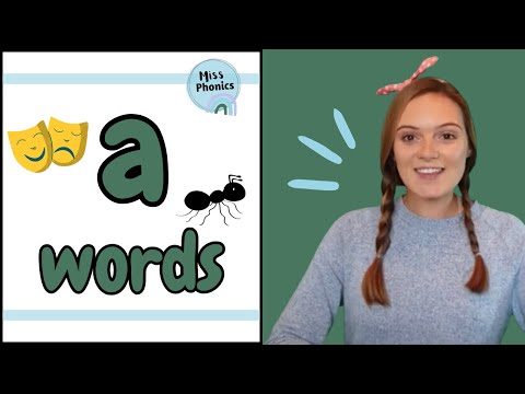 Learn to Blend 'a' Words with Miss Phonics | Phonics Blending Practice for Kids | British Teacher