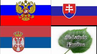 Сербия Словакия Россия братья,Serbia Slovakia Russia brotherhood