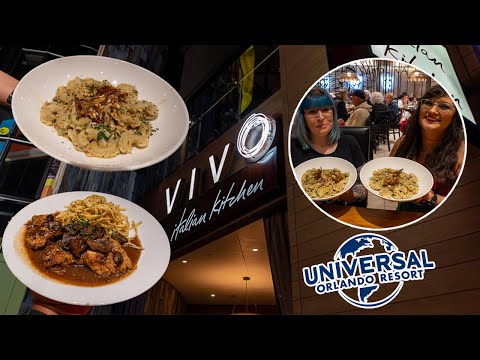 Universal Orlando CityWalk MENU UPDATE 🍝 Vivo Italian Kitchen food review 2024