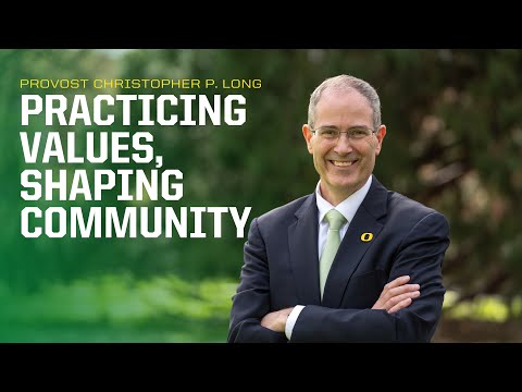 University of Oregon Provost Christopher P. Long