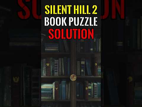 Silent Hill 2 - Book Puzzle (1 min guide)