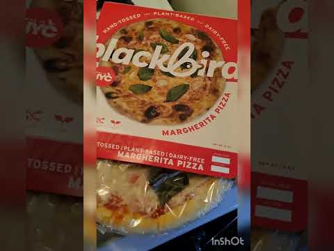 Quick #blackbird #frozenpizza #vegan #plantbased #food #pizza #joysfitlifeplantbasedquickies