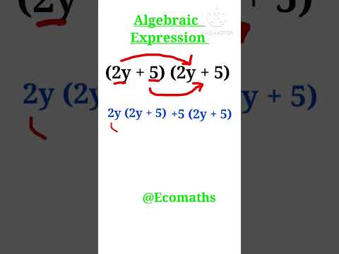 Algebraic expression class 8 #shorts #youtubeshorts #youtube #ytshorts #math #ecomaths