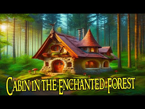 Fantasy Cabin in Enchanted Forest Ambience