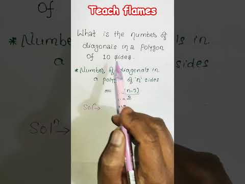 how to find number of diagonals in a polygon