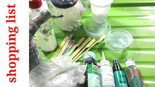 Fluid-Art: SHOPPING LIST. Getting started with Acrylic paint Pouring