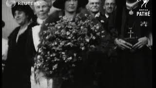 ROYALTY: Princess Mary visits at Royal Sussex Hospital, Brighton. (1921)