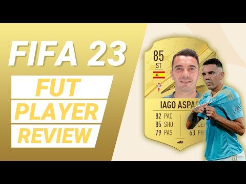 FIFA 23 IAGO ASPAS 85 PLAYER REVIEW ULTIMATE TEAM