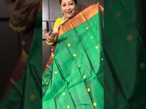 Pure Silk Kanjivaram saree from Kanchipuram, Tamil Nadu… saree collections kolkata… pure silk sarees