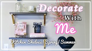 DECORATE WITH ME 2020 |SUMMER KITCHEN DECOR | GIRLY PINK DECOR