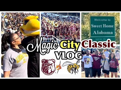 MAGIC CITY CLASSIC 2024 VLOG ~ Alabama A&M & Alabama State Birmingham AL Family Fun + Buc'ees Stop!