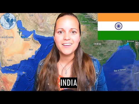 Zooming in on INDIA | Geography of India with Google Earth