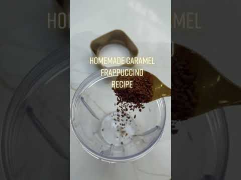 Caramel Frappuccino in less than 30 seconds #foryoupage  #frappuccino