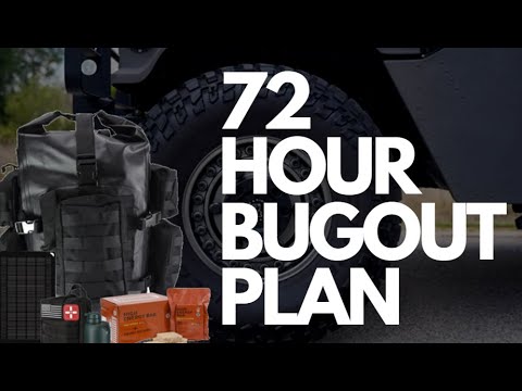 72 Hour Bugout Plan for Preppers