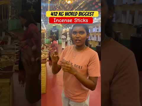 World Biggest Incense Stuck | 412 KG I Subscribe#viralvideos #ytshorts #world