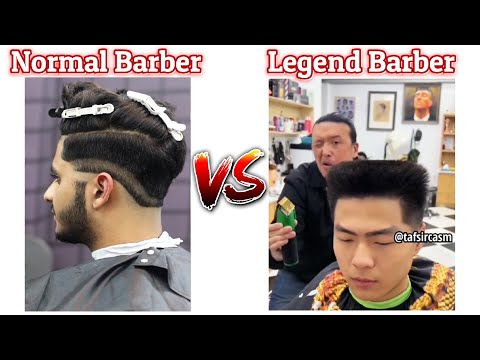 Normal Barber Vs Legend Barber !! Memes #viralmemes #mem