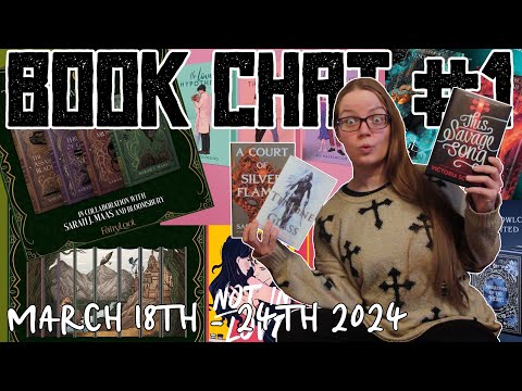 BOOK CHAT | EPISODE #1 | Introduction, FairyLoot Throne of Glass, Illumicrate week of reveals