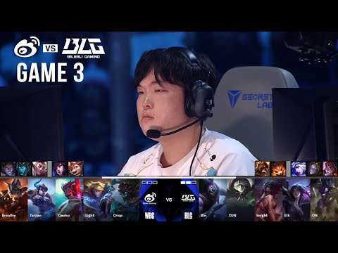 Weibo Gaming vs Bilibili Gaming, Game 3 | World Championship 2024 Semifinals | WBG vs BLG G3