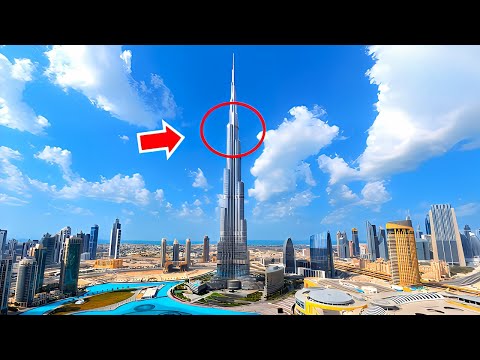 Burj Khalifa Dubai - VIP Tour and View from 154th Floor in 4K | World's Tallest Tower