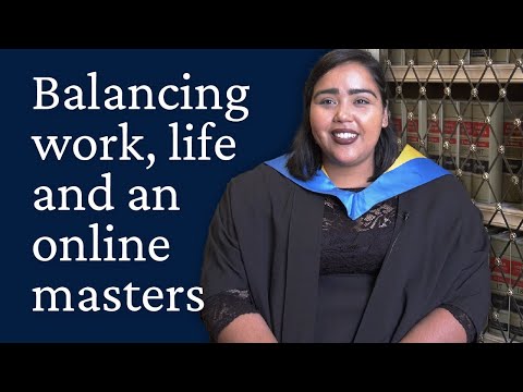 How do you balance work, life and studying for a masters degree?