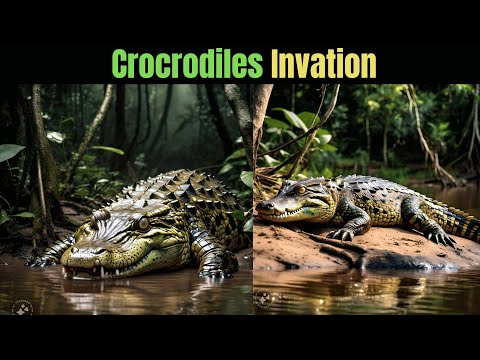 What If Crocodiles Invaded the Amazon Rainforest?