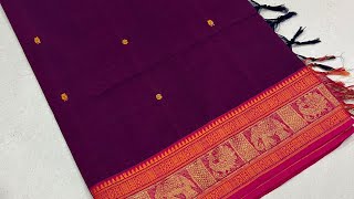 Kanchi & Chettinad Cotton Sarees Latest Models @darsiniselections WhatsApp 8712266797 Jan-12-2025