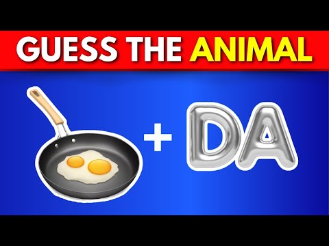 Can You Guess The ANIMAL By Emoji? 🐶 Emoji Quiz