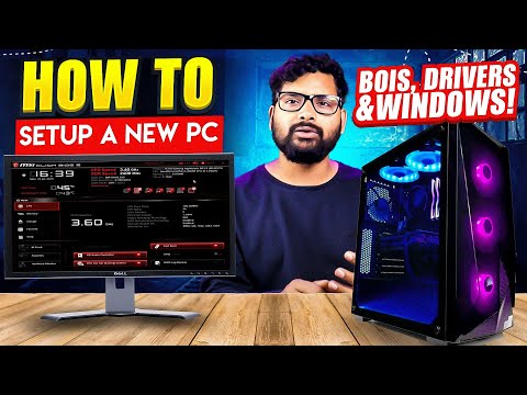 What to do after Building a Gaming Pc | BIOS, Drivers and Windows Installation