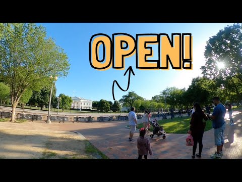 Lafayette Square | White House is OPEN! (May 10 Update)