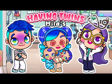 🌟 MILA'S HAVING TWINS! 🎀 | Adorable Twins Were Born 🌍 || Avatar World | PAZU