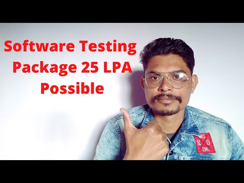 Software testing package 25 LPA | Career in Software Testing | What is the Salary for Tester?