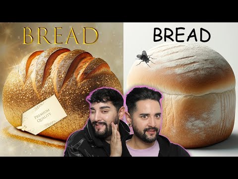 We Know Cheap Bread When We Taste It - Expensive Taste Test 💜🖤 The Welsh Twins