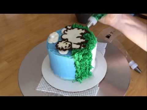 Cake Decorating Basics: How to Make a Simple Sheep Scene