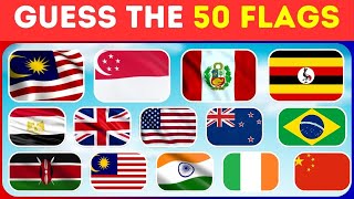 Guess the Country by Its Flag? | Ultimate Flag Quiz from Easy to Impossible!