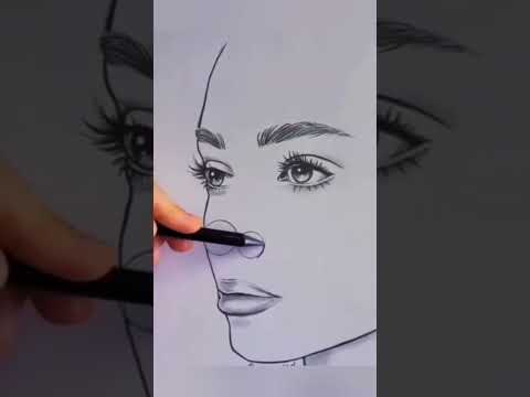 How to sketch a nose 🐽 #pain #skills