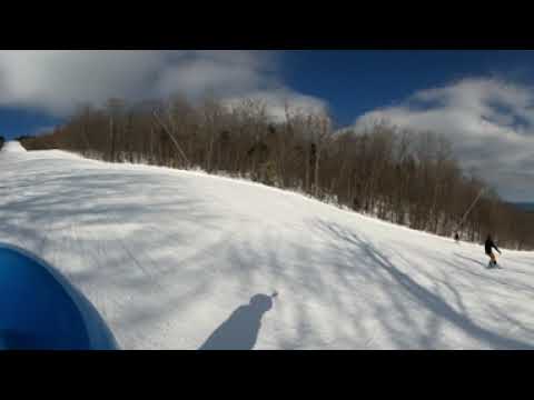 Carving run at Okemo 360 video Run 1