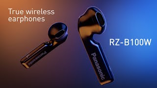 Panasonic True Wireless Earbuds RZ-B100W | Water-Resistant Bluetooth Earbuds